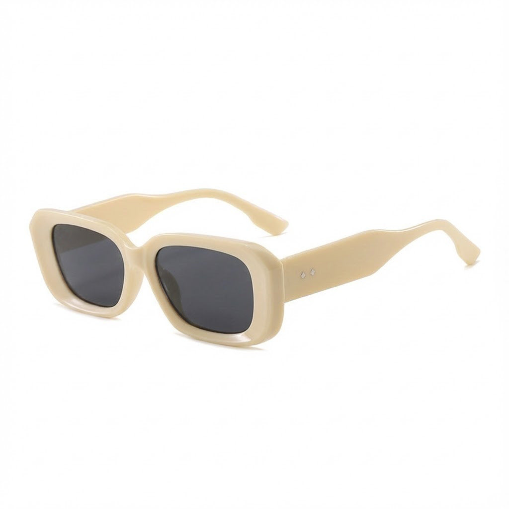 Damen Modische Oversized-Sonnenbrille mit hochwertigem Kunststoffrahmen Karnz