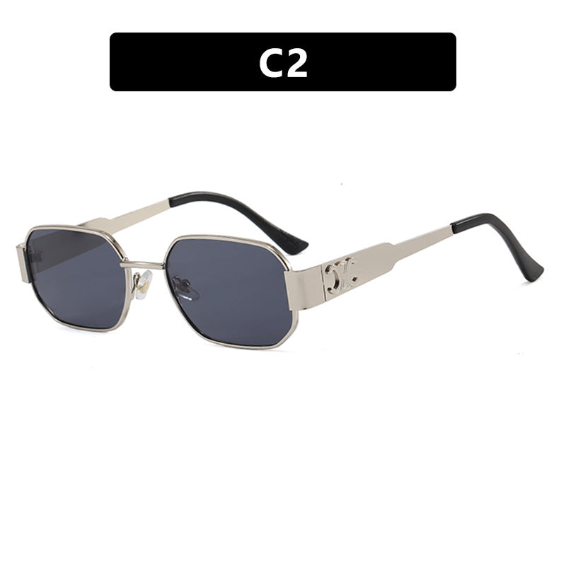 Damen geometrische Sonnenbrille im modernen Design mit polarisierenden Gläsern Karnz
