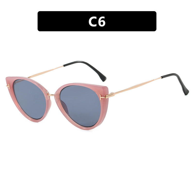 Damen modische Katzenaugen Sonnenbrille Karnz