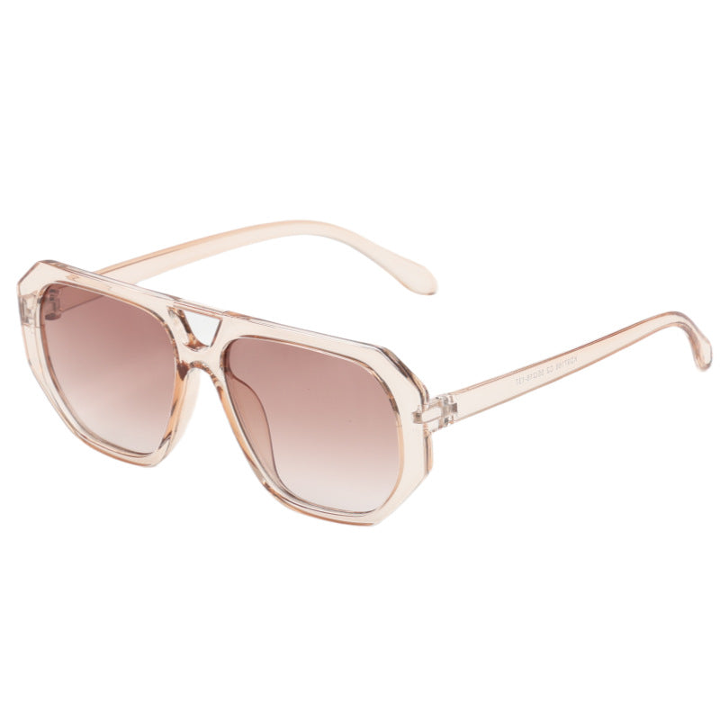 Damen auffällige oversized Sonnenbrille mit einzigartigem Rahmen Karnz