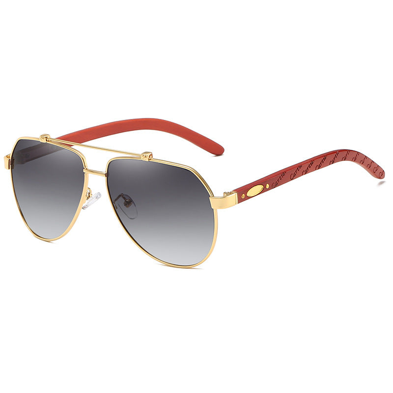Damen Pilotensonnenbrille mit hochwertigem Metallrahmen und flexiblen Komfortbügeln Karnz