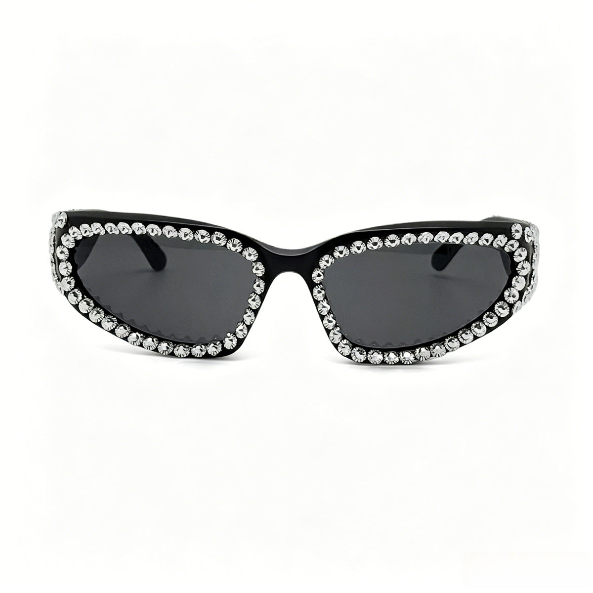 Damen Fashion-Sonnenbrille mit luxuriösem Kristallbesatz Karnz