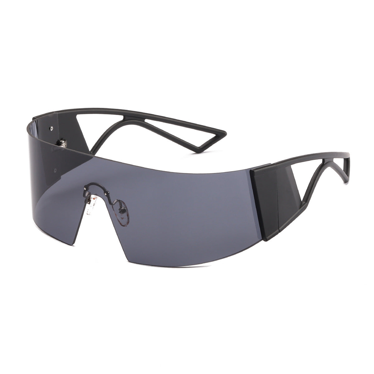 Damen sportliche Sonnenbrille im futuristischen Design Karnz
