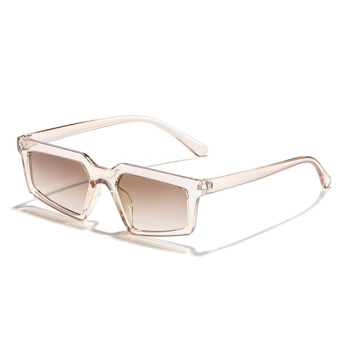 Damen modische Sonnenbrille im urbanen Polygon-Design Karnz