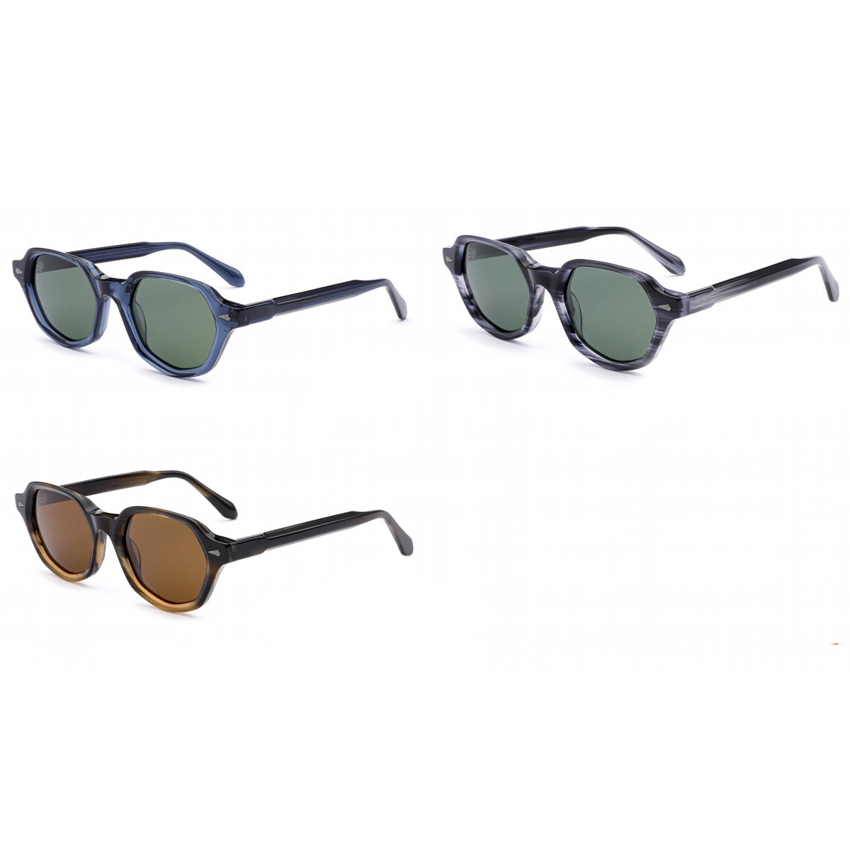 Damen Design Sonnenbrille mit einzigartigem Rahmen und UV-Schutz Karnz