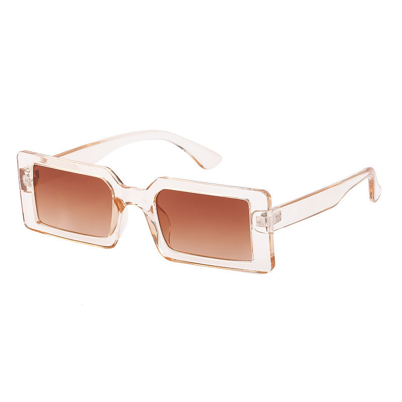 Damen modische transparente Eck-Sonnenbrille Karnz