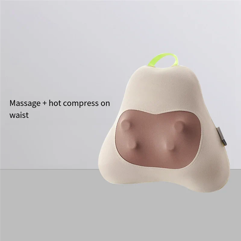 Ergonomische Rückenstütze Heizung Vibration Massagegerät