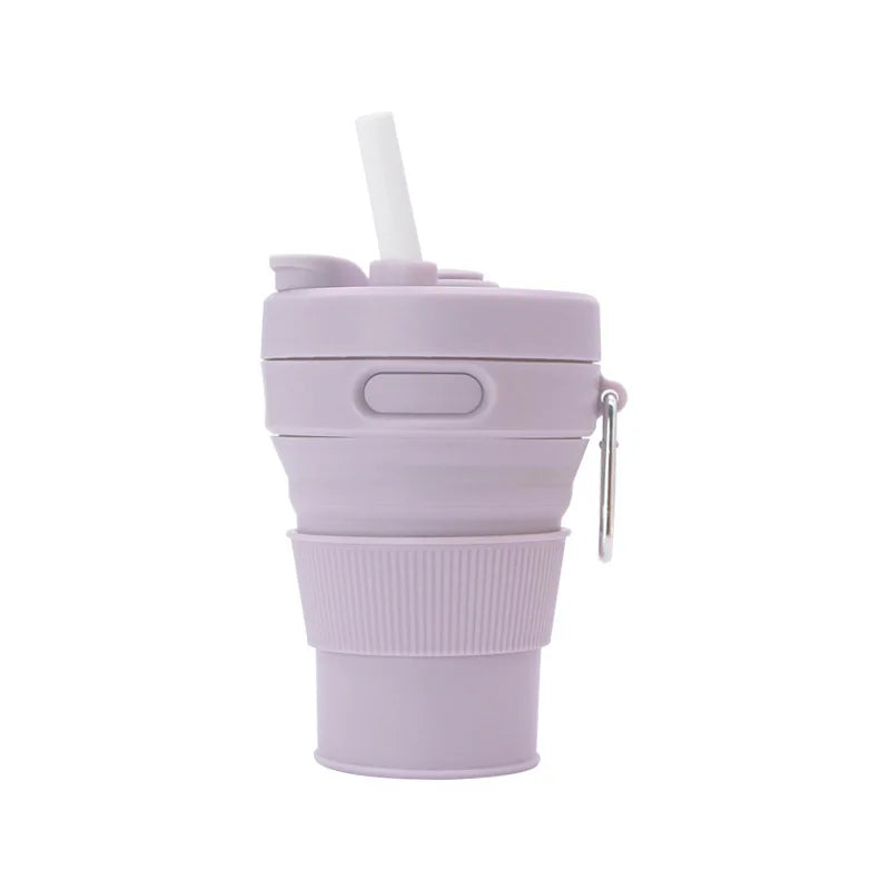 Wiederverwendbarer tragbarer Sip-and-Go zusammenklappbarer Becher | Karnz
