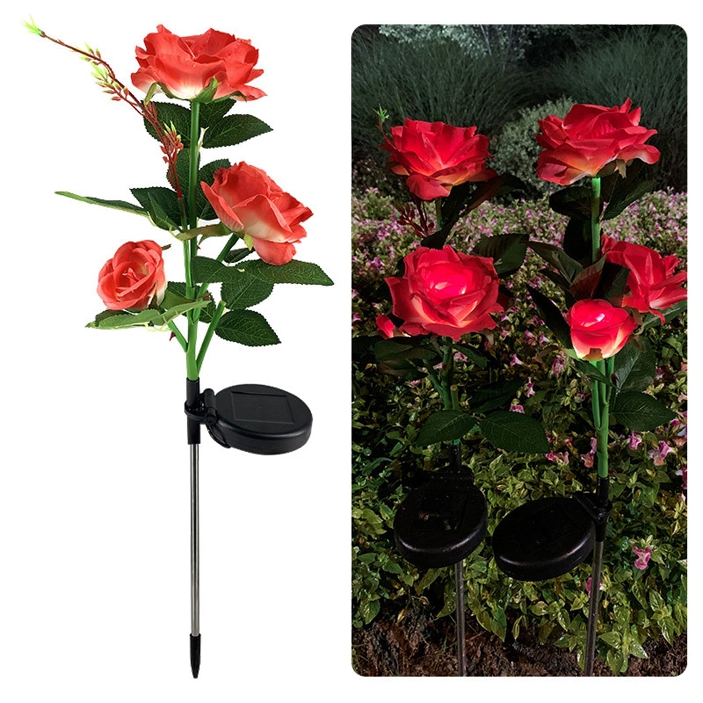 LED Solar Rose Decorative Light | Karnz