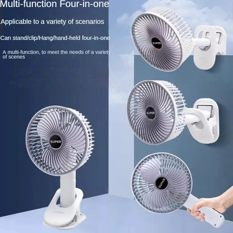 Clip-On Tragbarer Kompakter USB Wiederaufladbarer Kühlventilator | Karnz