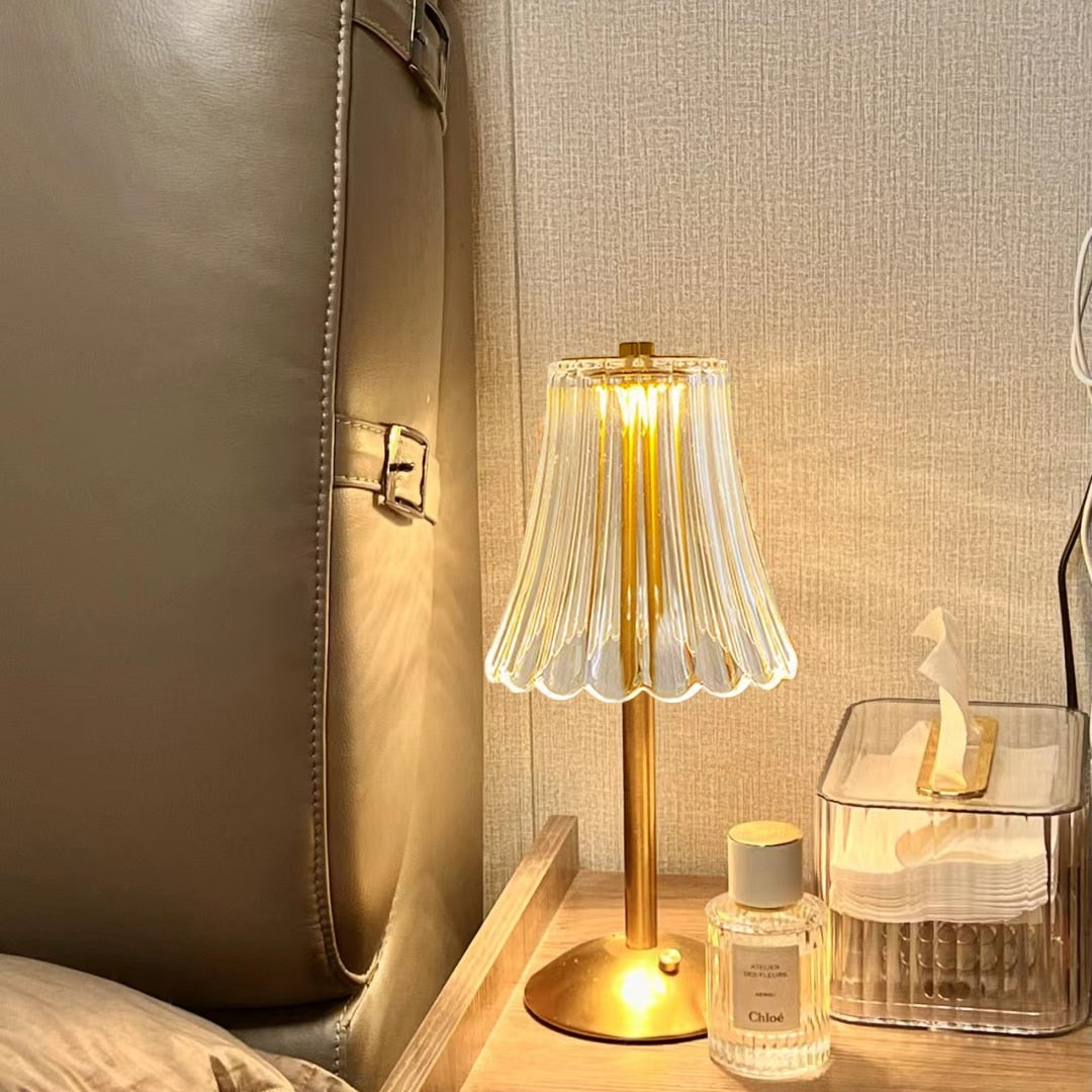 LED Retro Tischlampe USB aufladbar - BrillianceGlow | Karnz