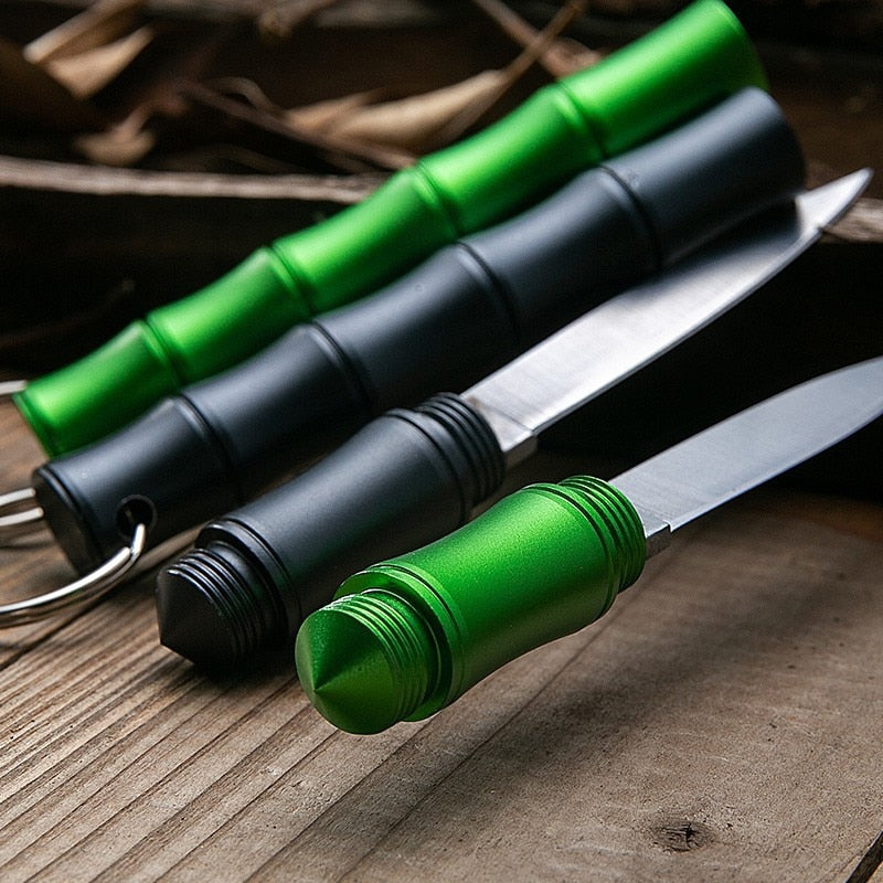 Bamboo Tragbares Selbstverteidigungs-Campingmesser | Karnz