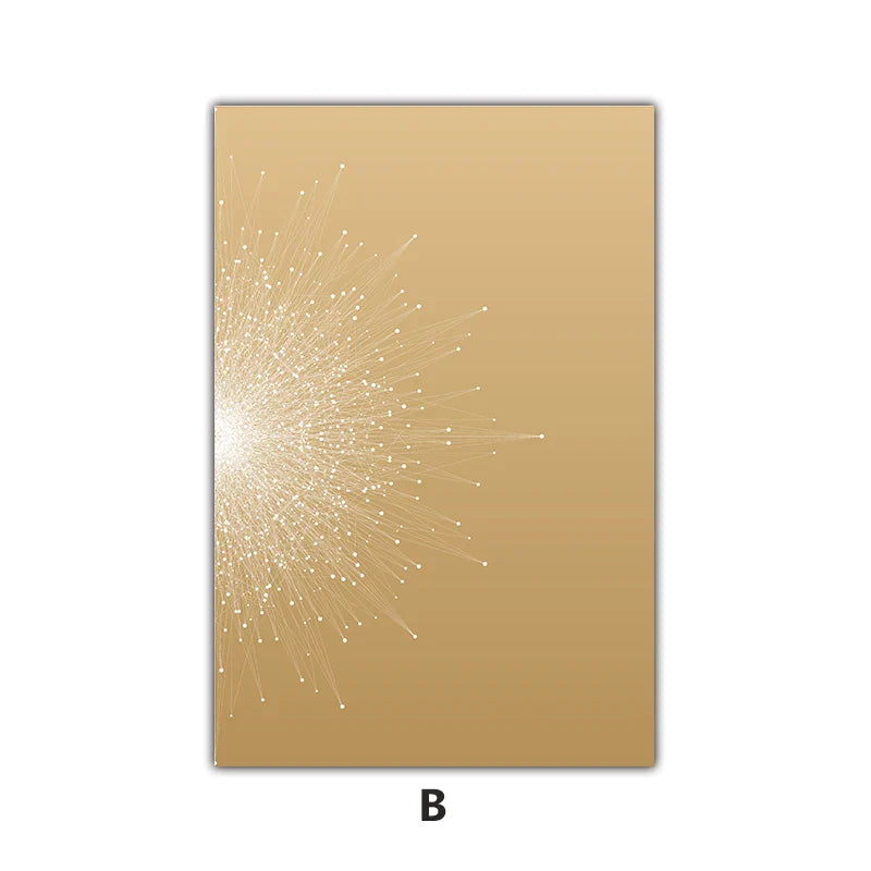 Kontrastierende Farbe Abstrakte Partikel Geometrie Wandkunst Fine Art Leinwanddrucke Bilder Für Wohnzimmer Schlafzimmer Bürodekor | Karnz
