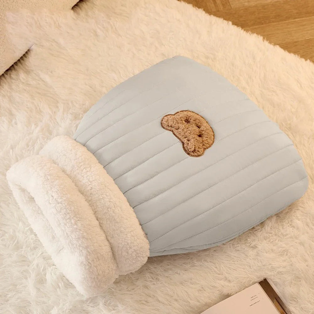 3-Schichten Haustier-Schlafsack für Katzen & kleine Hunde Karnz