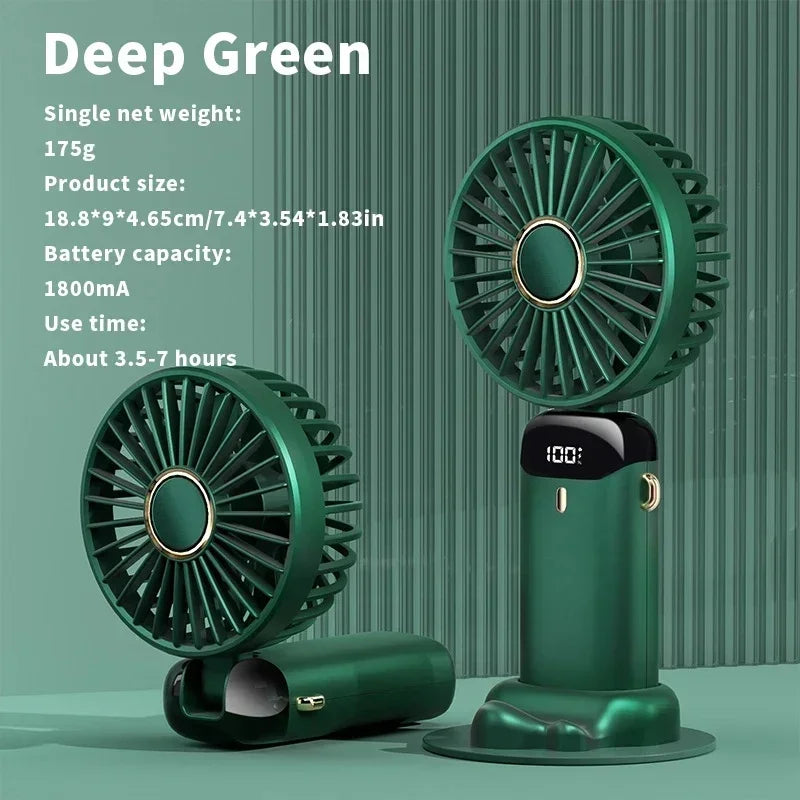 Portable Electric Fan und Mini Klimaanlage – Wiederaufladbare Halsventilatoren für Zuhause, USB und Handheld | Karnz