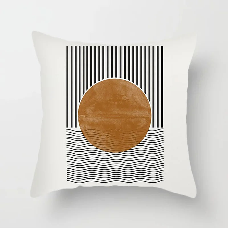 Moderne Kunst Abstraktes Muster Dekokissenbezüge Kreative Linien Sofa Stuhl Kissenhüllen Dekokissen Fall Home Office Dekor | Karnz