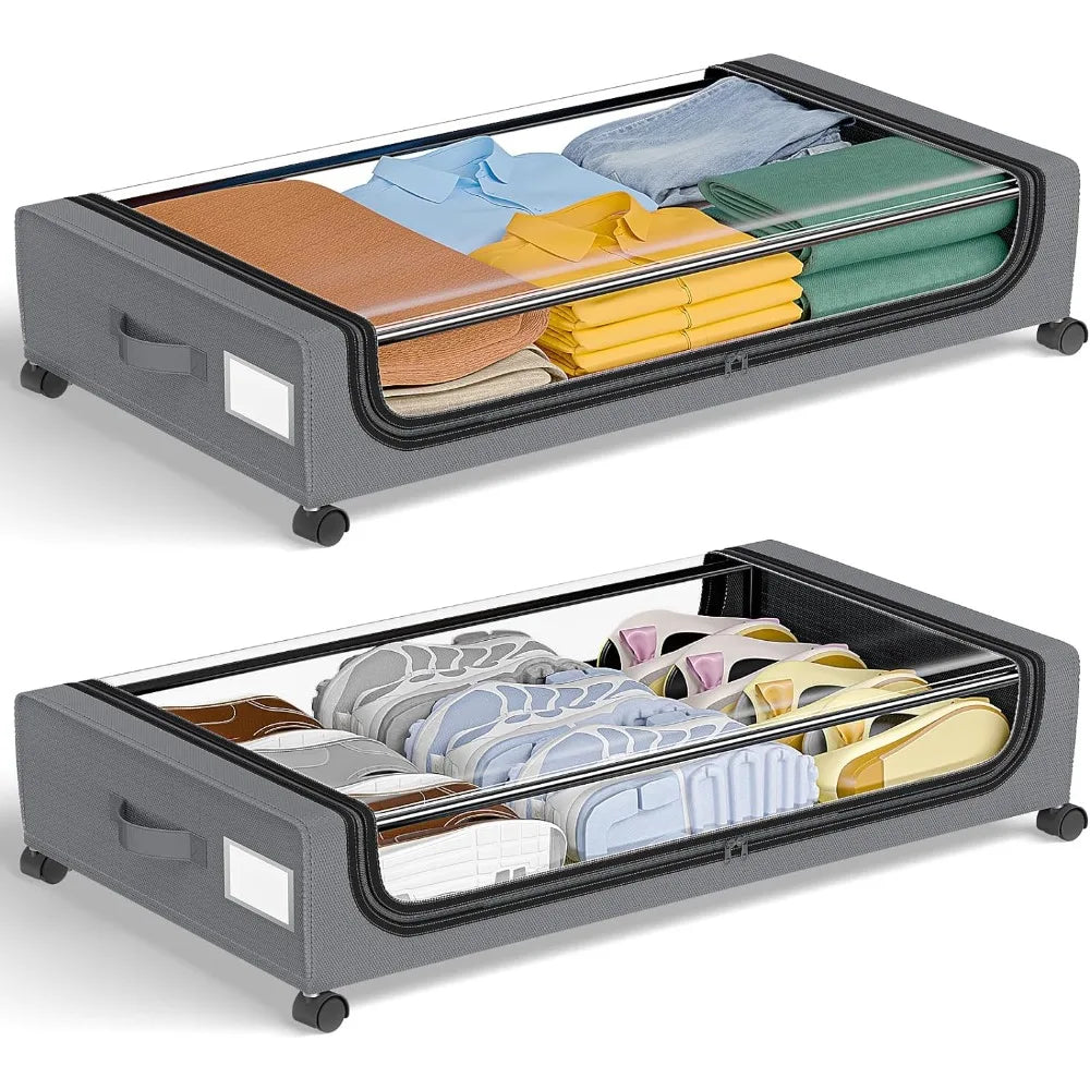 Unterbett Aufbewahrung StackaKarnze Rollenbox Organizer | Karnz