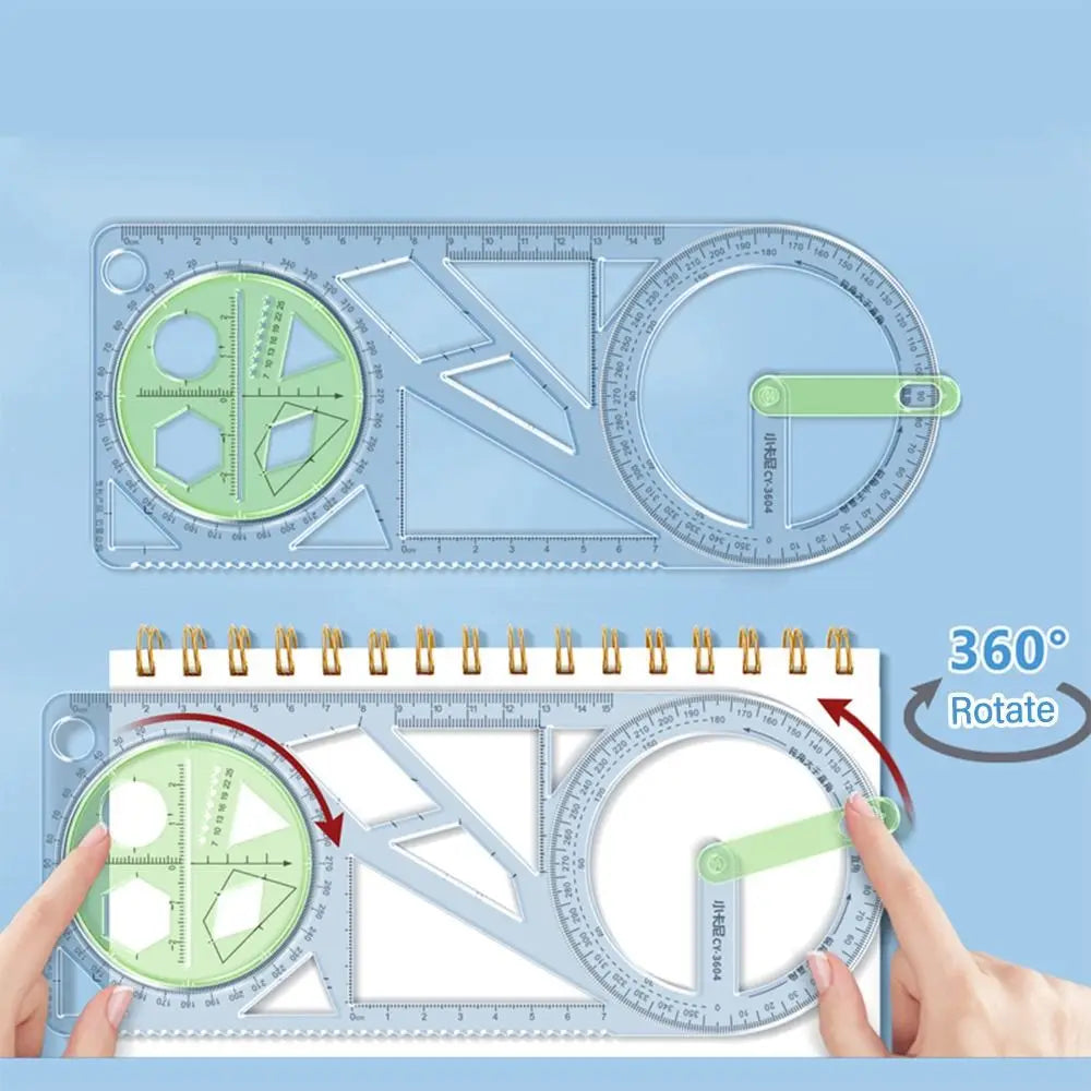 Mathe-Genie Multi-Winkel Zeichen Präzisions-Lineal | Karnz