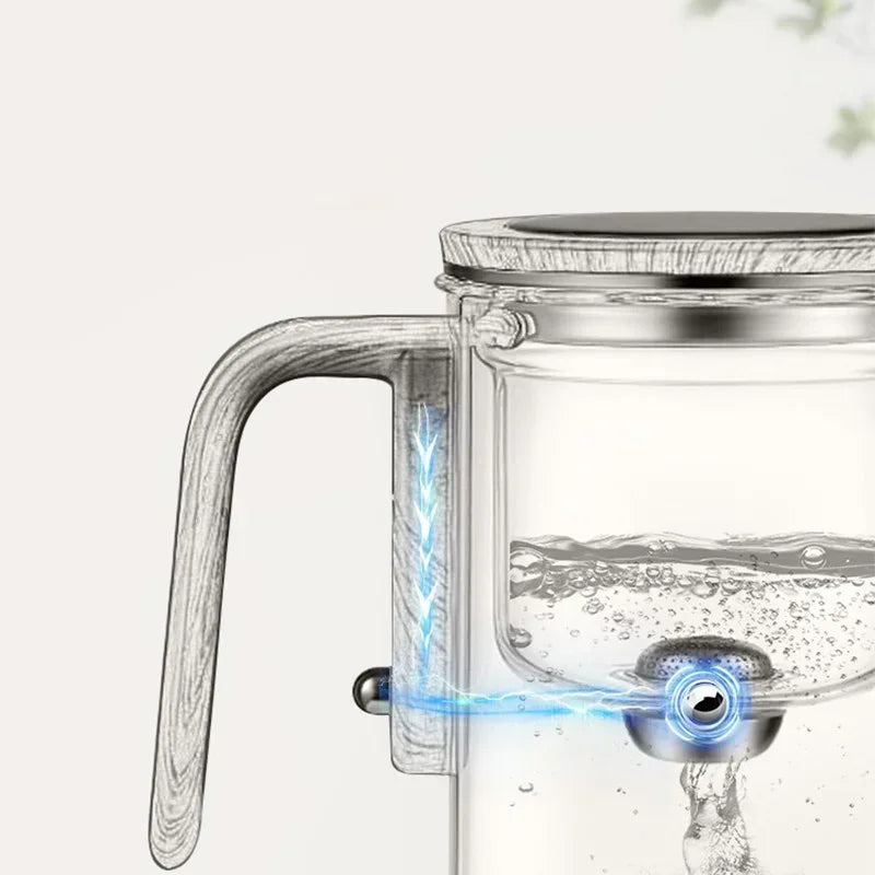 Auréa Glas Teekanne – Luxuriöser Teefilter mit Holzgriff | Karnz