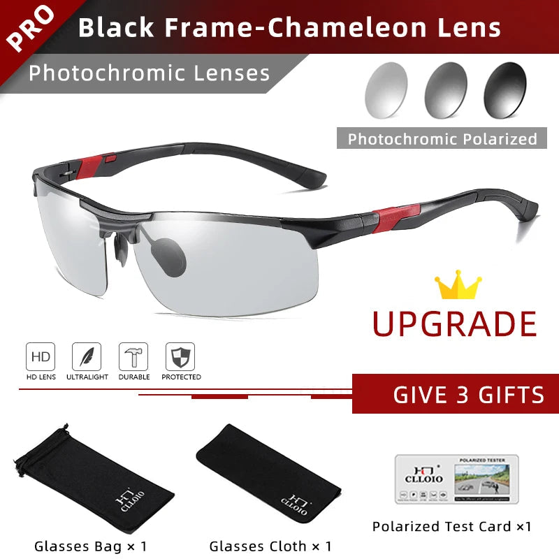 Photochrome Sonnenbrille mit polarisierten Gläsern | Karnz