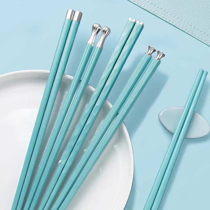Karnz | DineLux – Luxuriöses Essstäbchen-Set mit Raffinierten Designs (5 Paar)