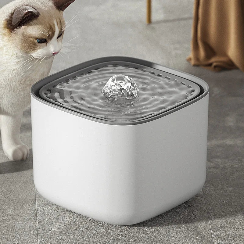 Extrem leiser 3-Liter-Trinkbrunnen für Haustiere