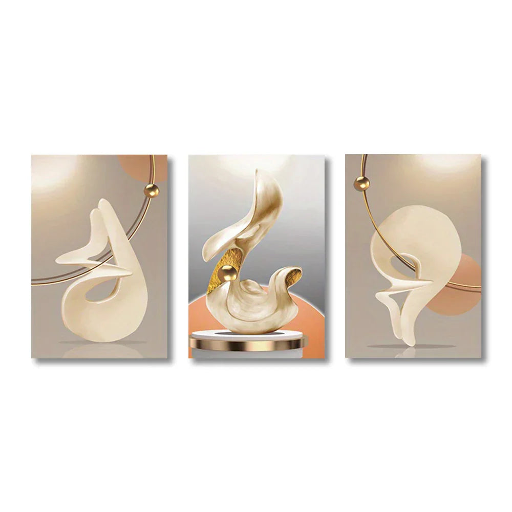 Moderne Ästhetik Abstrakte Stillleben Wandkunst Fine Art Leinwanddrucke Licht Luxus Bilder Für Wohnzimmer Esszimmer Home Office Dekor | Karnz