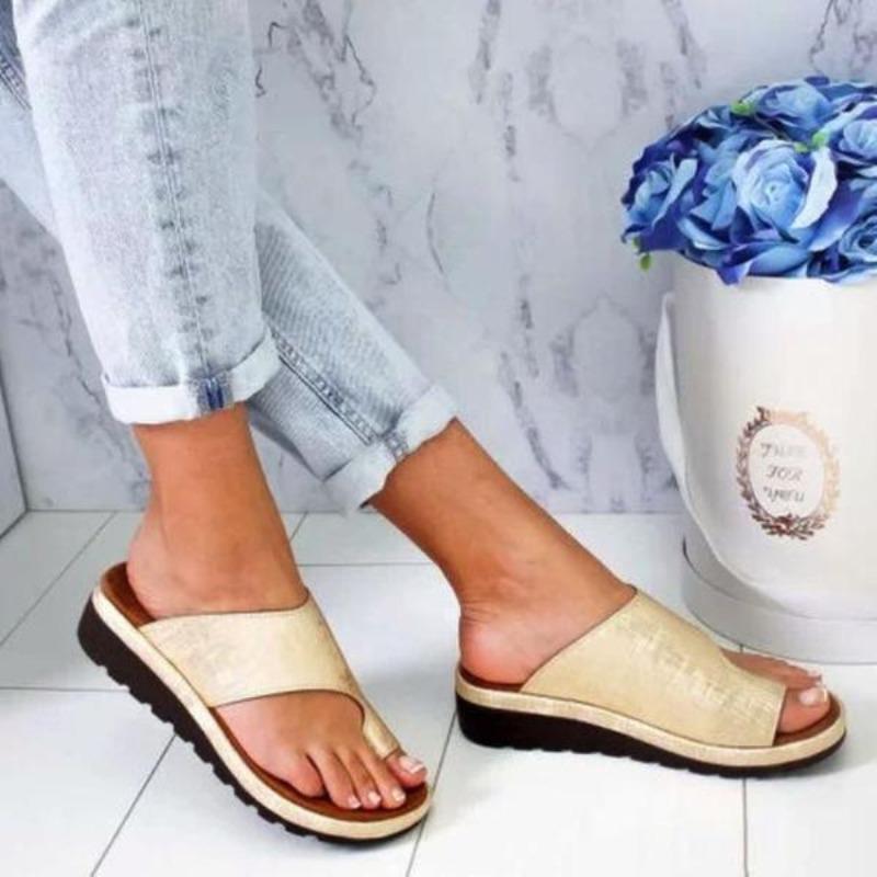 Orthopädische Damensandalen, Hallux Valgus korrigierend