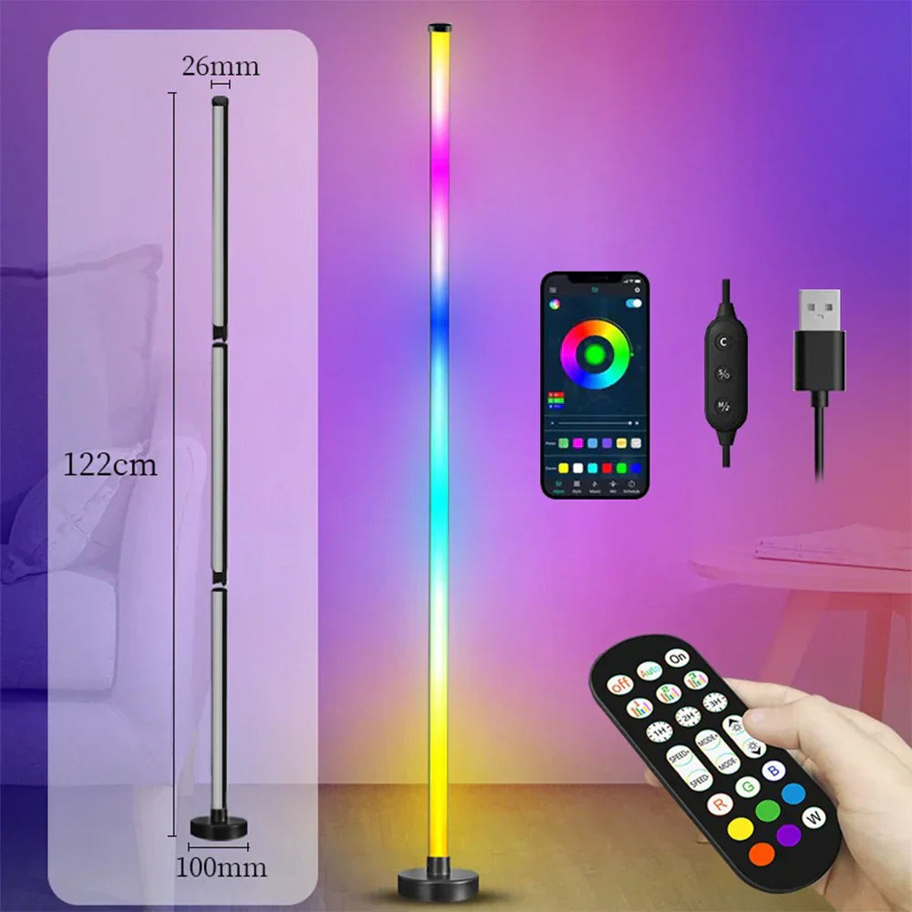 Intelligente RGB-LED-Stehlampe