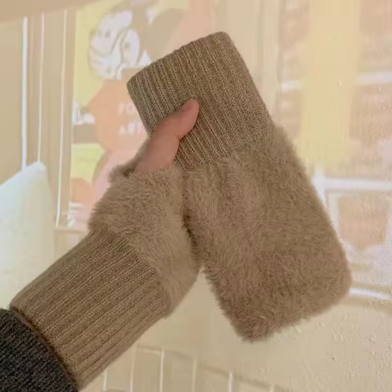 Unisex Fleece Ohnefingerhandschuhe – Warm, Weich und Funktional | Karnz