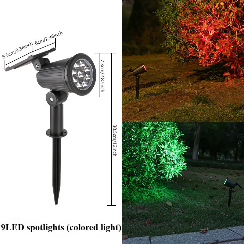 Solar LED Gartenstrahler Außen | Karnz