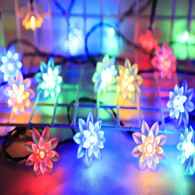 Karnz | Pfirsichblüten Lichterkette