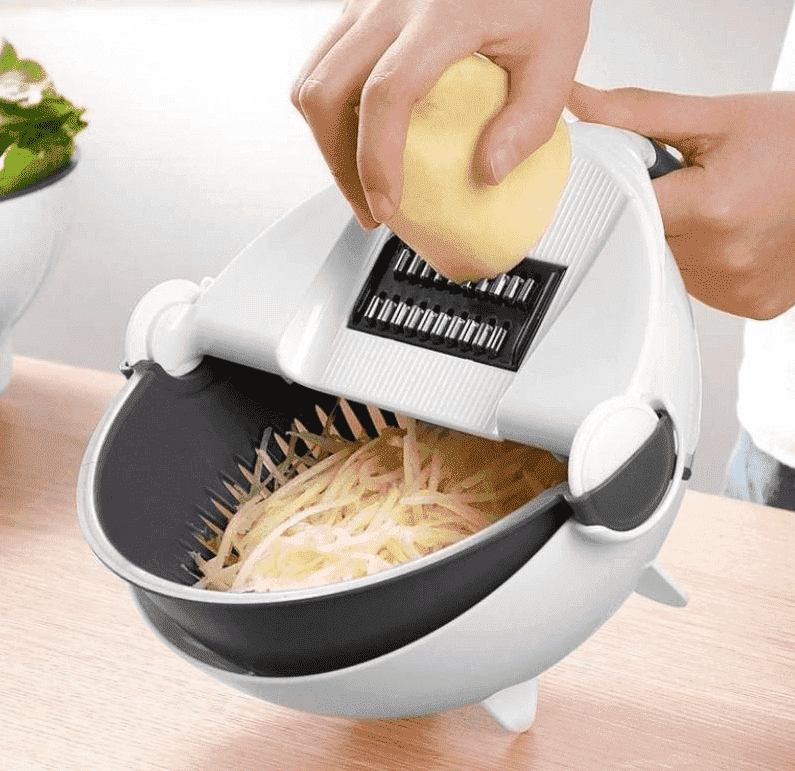 Cut N' Drain Veggie Slicing Bowl | Karnz