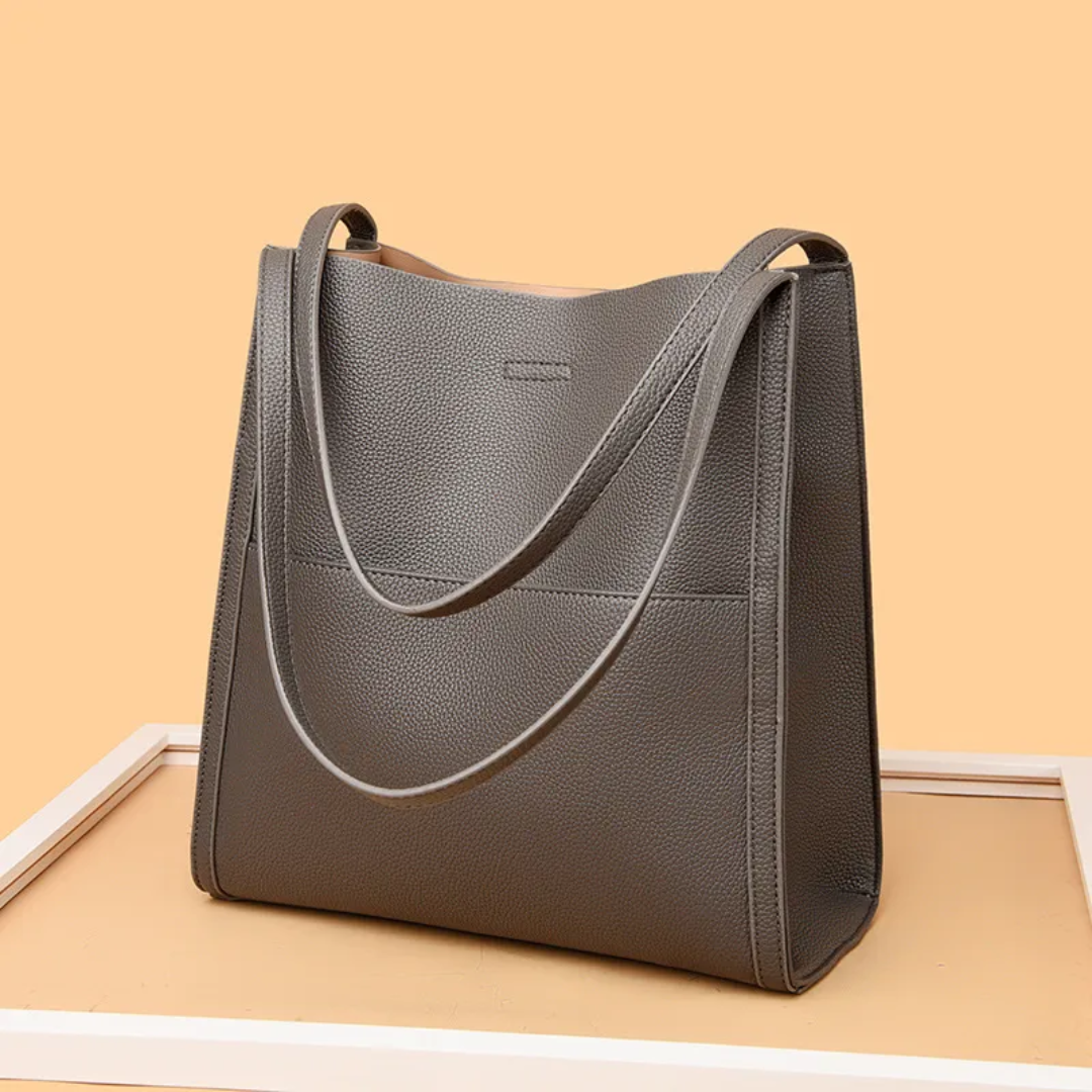 Große Leder-Handtasche mit großzügigem Fassungsvermögen - DailyLux | Karnz