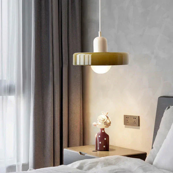 Skandinavische Pendelleuchte für Wohnzimmer und Esszimmer – Minimalistisches Design mit einstellbarer Höhe – Glas | Karnz