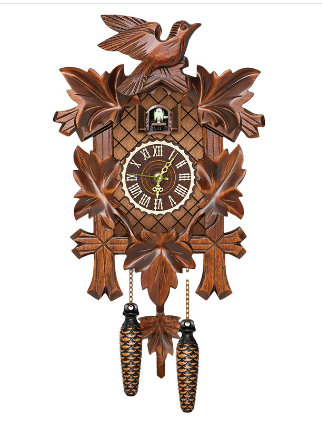 Vogelzang Nostalgische Kuckucksuhr – Wanduhr mit authentischem Klang | Karnz