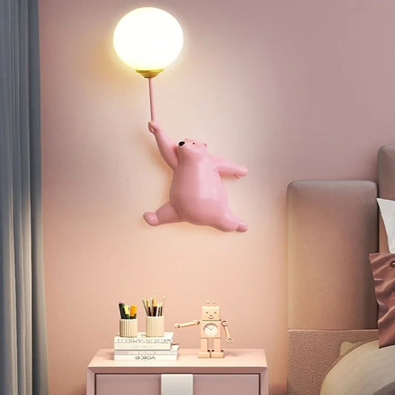 Moderne LED Wandleuchte für Kinderzimmer – Design Wandlampe | Karnz