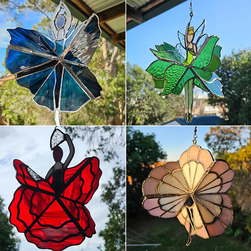 GraceSpin - Elegante Glaskunst Spinner Schale