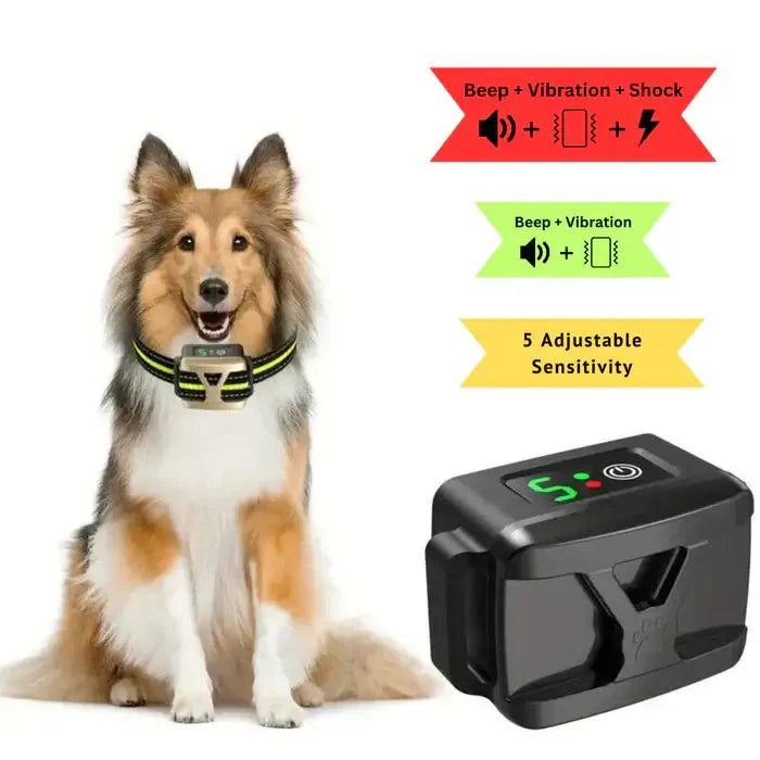 BarkSmart • Wiederaufladbarer Anti-Bark-Halsband