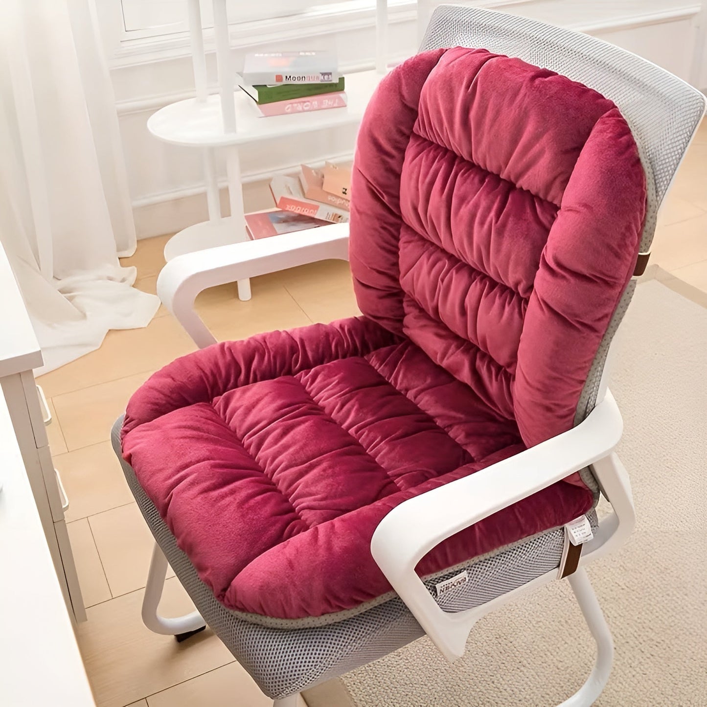 Dicke Sitzkissen für Stühle – weich, warm und bequem | Ideal für den Wohnbereich und das Büro | Karnz