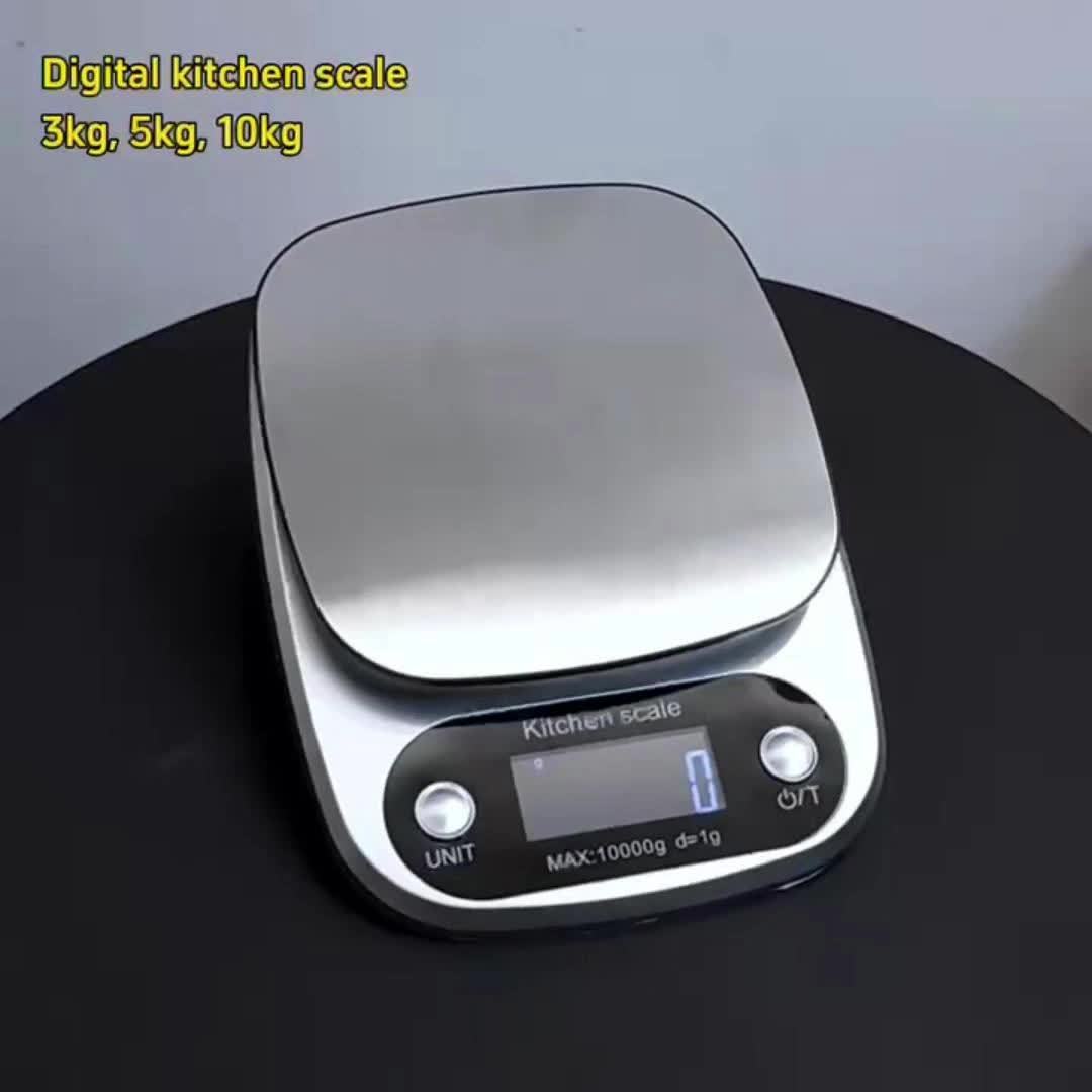 Digitale Küchenwaage Edelstahl | Karnz