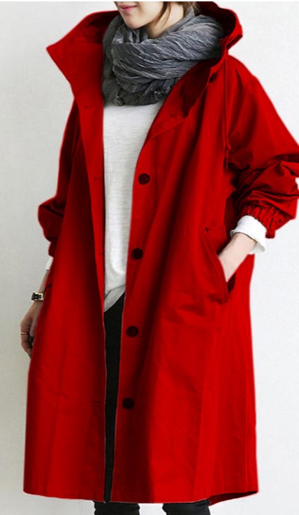 Wind- und wasserdichter Trenchcoat für Damen