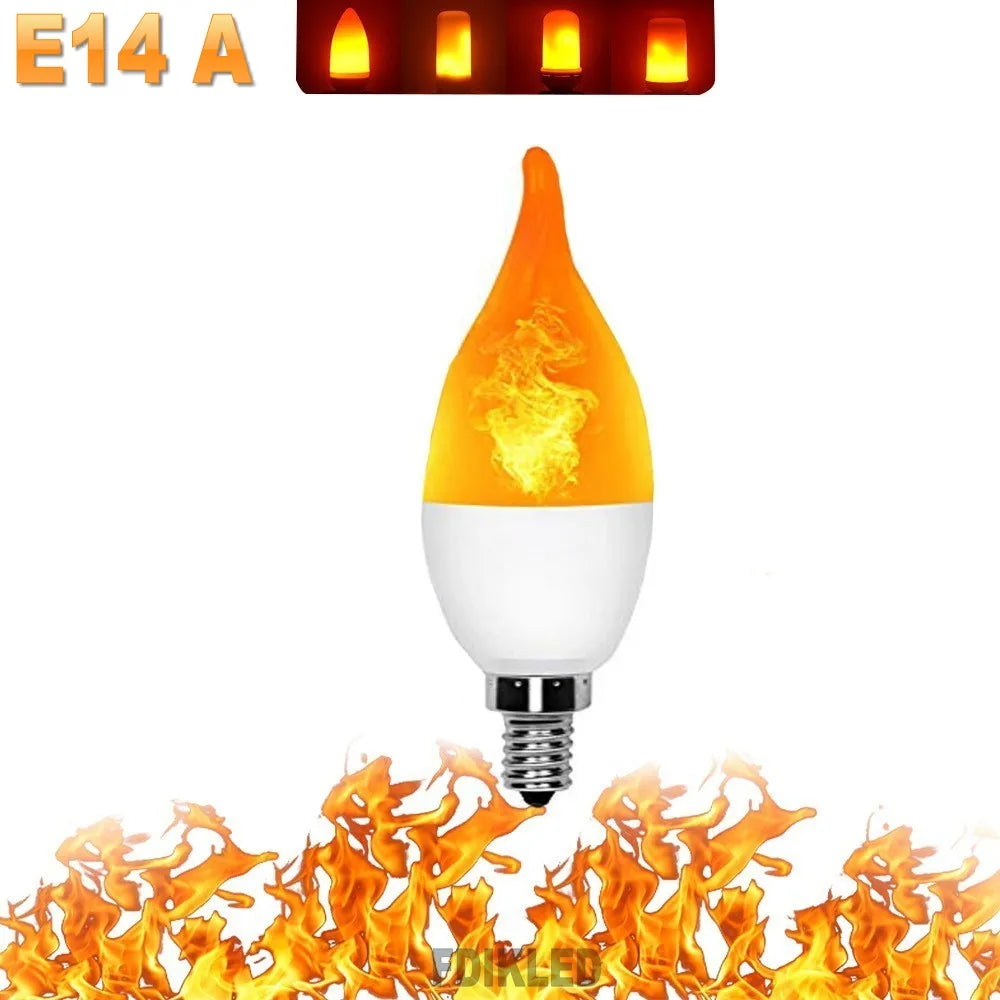 LED FLAME LIGHT PARTY LAMP - 4 MODI FEUER SIMULATION | Karnz
