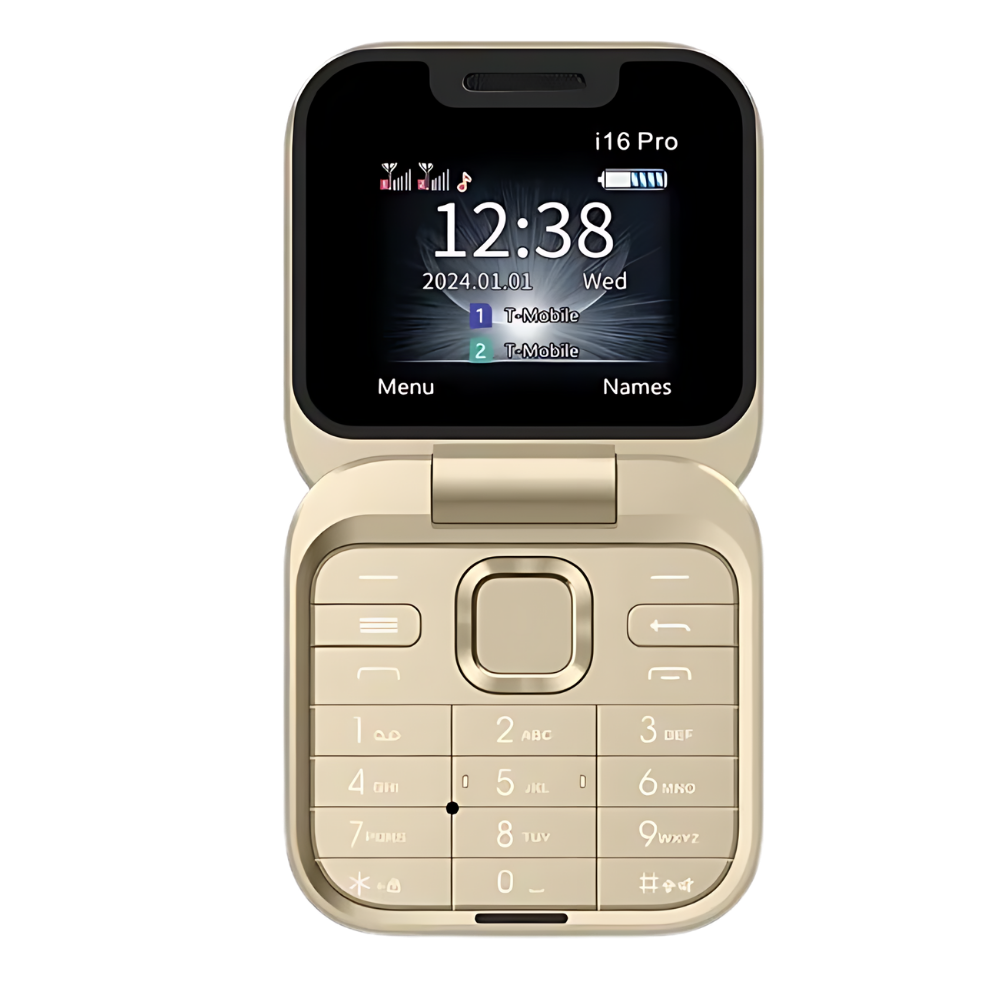 Kleines faltbares Mobiltelefon mit dualer SIM-Karte