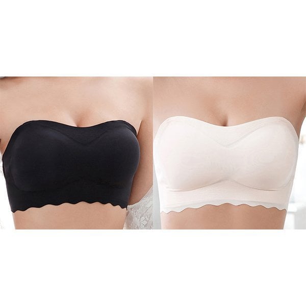 Sexy, trägerloser Push-up-BH in großen Größen mit unsichtbarem Profil