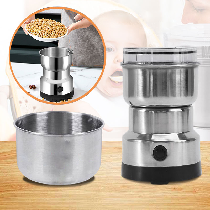 KitchenMaestro Lebensmittelmühle – Elektrische Kräuter- und Kaffeemühle 300 ml | Karnz