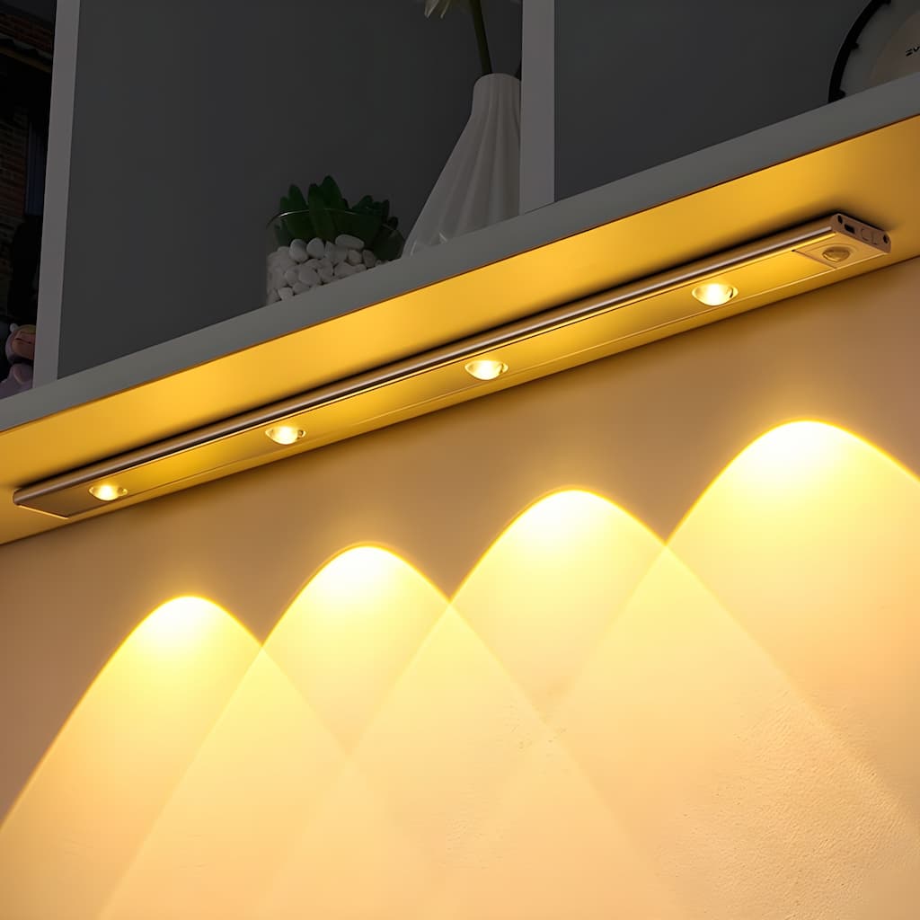 Drahtloser Bewegungssensor LED-Licht – Wiederaufladbar und einfach zu installieren | Karnz