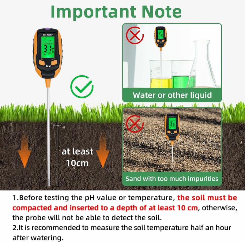 SmartGrow™ 4-in-1 Bodenmessgerät für Pflanzen | Karnz