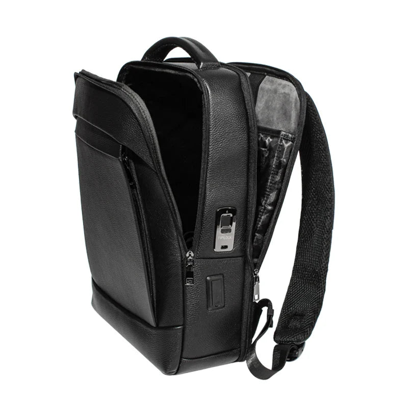 Herren Business Laptop Rucksack mit Fingerabdruckschloss – Große Kapazität Diebstahlschutz | Karnz