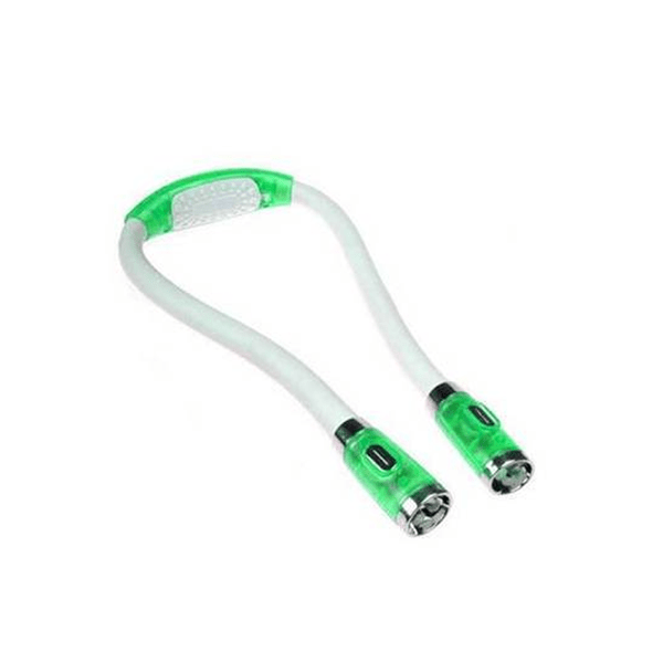FlexiGlow – Flexible LED-Nackenlampe zum Stricken, Basteln und Lesen